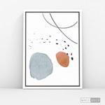 Cargar imagen en el visor de la galería, Cuadro Abstracto Nórdico Pastel Uno