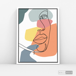 Cargar imagen en el visor de la galería, Cuadro Face Lines Filomena