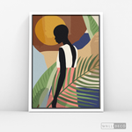 Cargar imagen en el visor de la galería, Cuadro Mujer Luanda