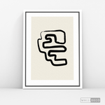 Cargar imagen en el visor de la galería, Cuadro Minimalista Line Art