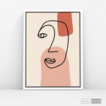 Cargar imagen en el visor de la galería, Cuadro Rostros Abstractos Cleo