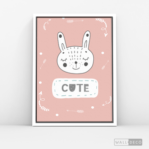 Cuadro Infantil Bunny Cute
