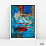 Cargar imagen en el visor de la galería, Arte Abstracto Profundidad Azul