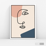 Cargar imagen en el visor de la galería, Cuadro Rostros Abstractos Carla