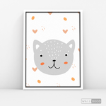 Cargar imagen en el visor de la galería, Cuadro Infantil Lindo Gatito