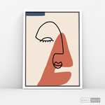 Cargar imagen en el visor de la galería, Cuadro Rostros Abstractos Clara