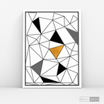 Cargar imagen en el visor de la galería, Cuadro Abstracto Prisma Pirámide