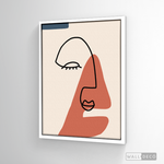 Cargar imagen en el visor de la galería, Cuadro Rostros Abstractos Clara