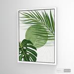 Cargar imagen en el visor de la galería, Cuadro Botánico Monstera Palma