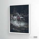 Cargar imagen en el visor de la galería, Cuadro Animales Ciervo Rojo (B)