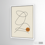 Cargar imagen en el visor de la galería, Cuadro Minimalista Knot Café
