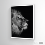 Cargar imagen en el visor de la galería, Cuadro Animales León (A) B/N