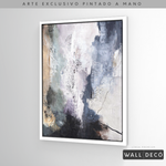 Cargar imagen en el visor de la galería, Arte Pintado a Mano Átomos de Mar Vertical