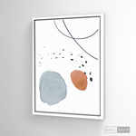 Cargar imagen en el visor de la galería, Cuadro Abstracto Nórdico Pastel Uno