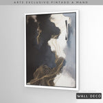 Cargar imagen en el visor de la galería, Arte Pintado a Mano Ritmo Nocturno Vertical