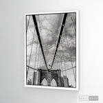Cargar imagen en el visor de la galería, Cuadro New York Brooklyn Bridge Vertical