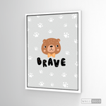 Cargar imagen en el visor de la galería, Cuadro Infantil Osito Brave