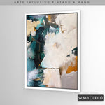 Cargar imagen en el visor de la galería, Arte Pintado a Mano Esmeralda Vertical