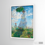 Cargar imagen en el visor de la galería, Cuadro Arte Mujer con sombrilla, Claude Monet