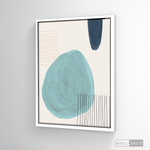 Cargar imagen en el visor de la galería, Cuadro Abstracto Reposo en Azul