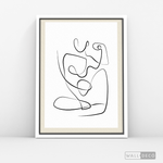 Cargar imagen en el visor de la galería, Cuadro Minimalista Figura Humana