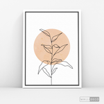 Cargar imagen en el visor de la galería, Cuadro Boho Botánica Hojas