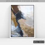 Cargar imagen en el visor de la galería, Arte Pintado a Mano Montañas de Color Vertical