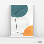 Cargar imagen en el visor de la galería, Cuadro Abstracto Nórdico Trazos Dos