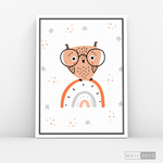 Cargar imagen en el visor de la galería, Cuadro Infantil Buho