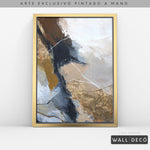 Cargar imagen en el visor de la galería, Arte Pintado a Mano Montañas de Color Vertical