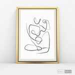 Cargar imagen en el visor de la galería, Cuadro Minimalista Figura Humana