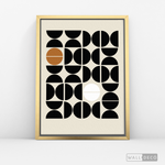 Cargar imagen en el visor de la galería, Cuadro Minimalista Geométrico Café