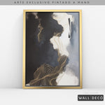 Cargar imagen en el visor de la galería, Arte Pintado a Mano Ritmo Nocturno Vertical