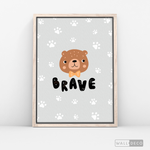 Cargar imagen en el visor de la galería, Cuadro Infantil Osito Brave