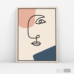 Cargar imagen en el visor de la galería, Cuadro Rostros Abstractos Carla