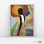 Cargar imagen en el visor de la galería, Cuadro Mujer Luanda