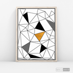 Cargar imagen en el visor de la galería, Cuadro Abstracto Prisma Pirámide