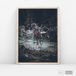 Cargar imagen en el visor de la galería, Cuadro Animales Ciervo Rojo (B)