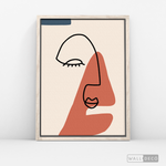 Cargar imagen en el visor de la galería, Cuadro Rostros Abstractos Clara