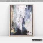 Cargar imagen en el visor de la galería, Arte Pintado a Mano Átomos de Mar Vertical