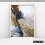 Cargar imagen en el visor de la galería, Arte Pintado a Mano Montañas de Color Vertical