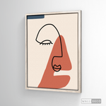 Cargar imagen en el visor de la galería, Cuadro Rostros Abstractos Clara