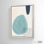 Cargar imagen en el visor de la galería, Cuadro Abstracto Reposo en Azul