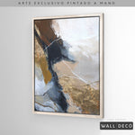 Cargar imagen en el visor de la galería, Arte Pintado a Mano Montañas de Color Vertical