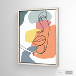 Cargar imagen en el visor de la galería, Cuadro Face Lines Filomena