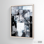 Cargar imagen en el visor de la galería, Cuadro Abstracto Blanco y Negro