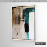 Cargar imagen en el visor de la galería, Arte Pintado a Mano Utopia Vertical