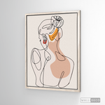 Cargar imagen en el visor de la galería, Cuadro Mujer Line Art