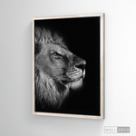 Cargar imagen en el visor de la galería, Cuadro Animales León (A) B/N