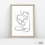 Cargar imagen en el visor de la galería, Cuadro Minimalista Figura Humana